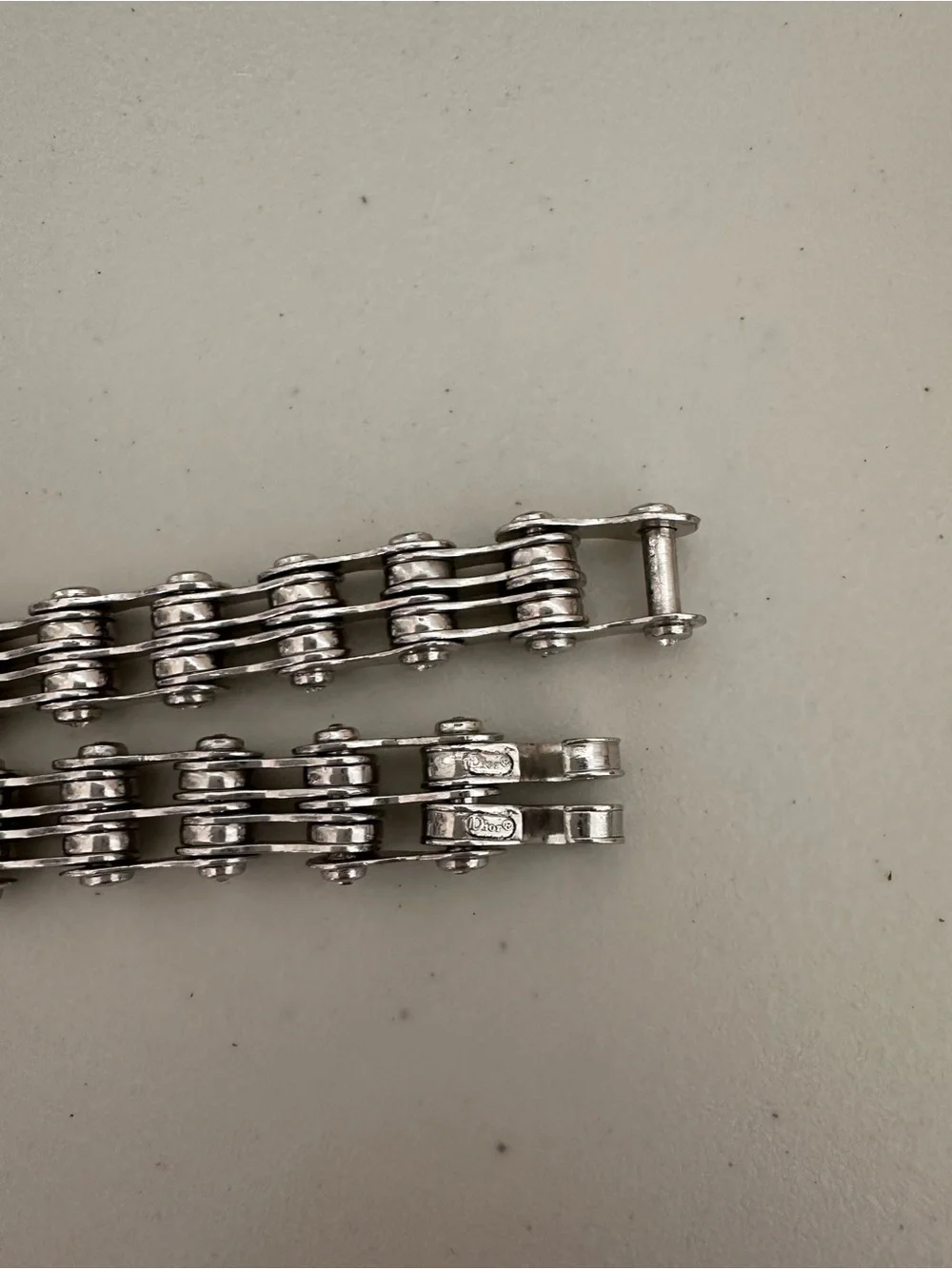 Vintage Christian Dior Bike Chain Link Belt
